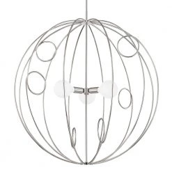 Alanis 3-Light Polished Nickel Large Pendant by Mitzi by Hudson Valley Lighting
