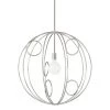Alanis 1-Light Polished Nickel Medium Pendant by Mitzi by Hudson Valley Lighting