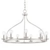 Kendra 9-Light Polished Nickel Chandelier by Mitzi by Hudson Valley Lighting