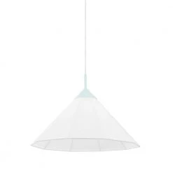 Gloria 1-Light Robins Egg Blue Shaded Pendant Light by Mitzi by Hudson Valley Lighting