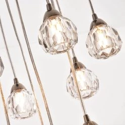 Albany 10-Light Sand Nickel Chandelier with Crystal Accents by Maxax -Maxax Elegant store sand nickel maxax chandeliers mx19052 10 p 76 1000