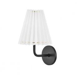 Demi 1-Light Soft Black LED Wall Sconce by Mitzi by Hudson Valley Lighting
