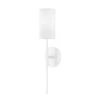 Olivia 1-Light Soft White Wall Sconce by Mitzi by Hudson Valley Lighting