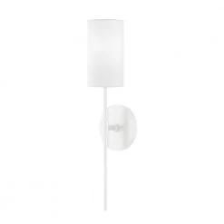 Olivia 1-Light Soft White Wall Sconce by Mitzi by Hudson Valley Lighting