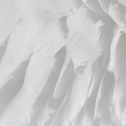 Columbus 6 -Light White Unique/Statement Geometric Chandelier with Feather Accents by Maxax 14 Columbus 6 -Light White Unique/Statement Geometric Chandelier with Feather Accents by Maxax -Maxax Elegant store white maxax chandeliers mx19115 6wh p 1f 1000