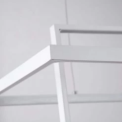 Boston 3-Light Integrated LED White Kitchen Island Chandelier with Wrought Iron Accents by Maxax -Maxax Elegant store white maxax chandeliers yx 13wh 4f 1000