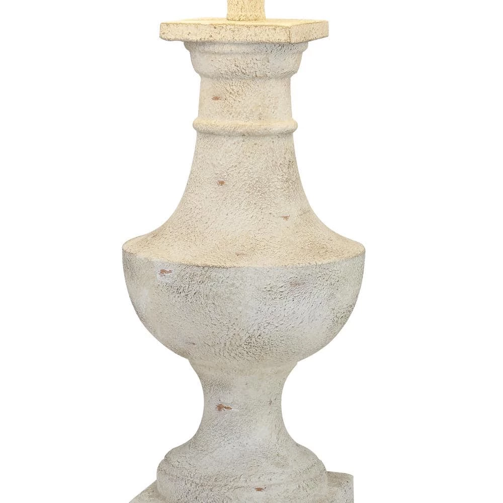 Dallas 26 in. White Bedside Table Lamp Set (Set of 2) by Maxax 7 Dallas 26 in. White Bedside Table Lamp Set (Set of 2) by Maxax - Image 7