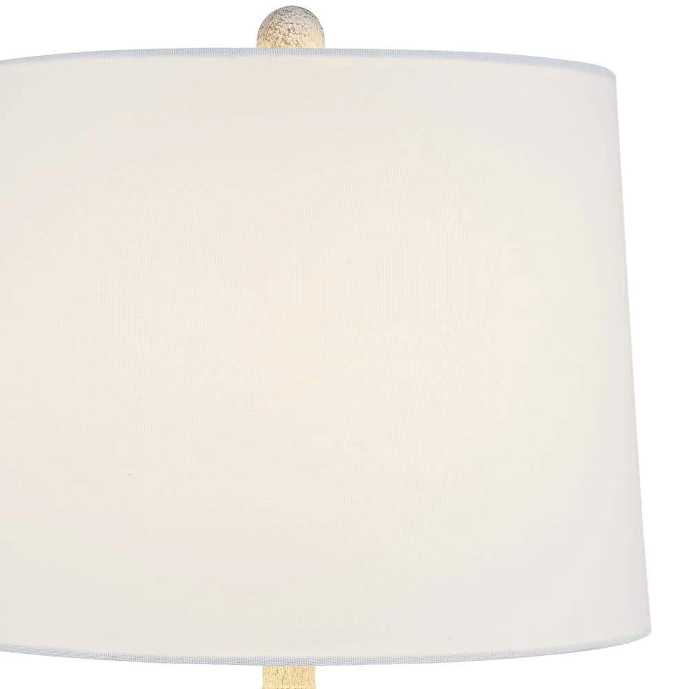 Dallas 26 in. White Bedside Table Lamp Set (Set of 2) by Maxax 9 Dallas 26 in. White Bedside Table Lamp Set (Set of 2) by Maxax - Image 9