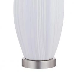 Sacramento 31 in. Standard White Porcelain Table Lamp Set (Set Of 2) by Maxax -Maxax Elegant store white maxax table lamps t129 wh 4f 1000